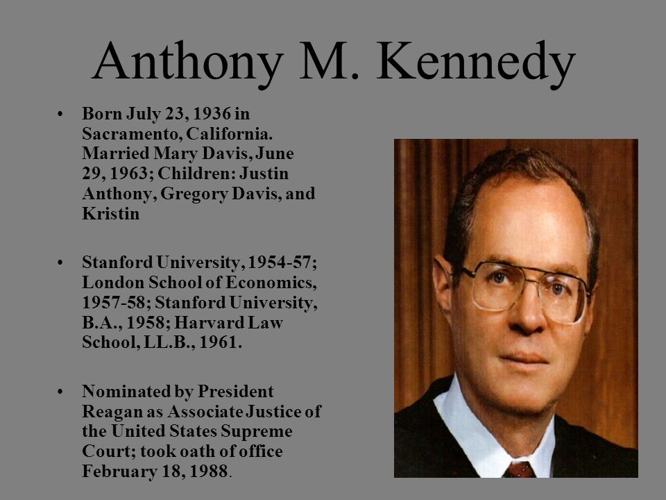 Mary davis cheap anthony kennedy